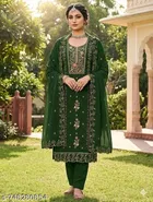 Georgette Punjabi/All Over Suits Semi-Stitched Suits 