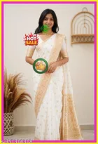 Kanjivaram Soft Banarasi Silk Saree for Women 