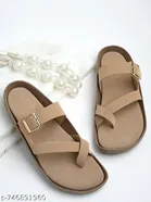 Shoetopia Flat Beige Size 5.0