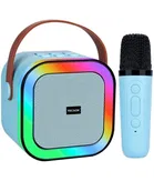 TecSox Karaoke Speaker 6 W Bluetooth Speaker Bluetooth v5.0 with USB,SD card Slot,Aux,3D Bass Playback Time 3 hrs