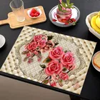 PVC Printed Dining Table Placemats 