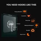 Multi Utility Adhesive Wall Hooks 