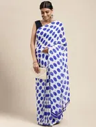 Georgette Printed Saree for Women 