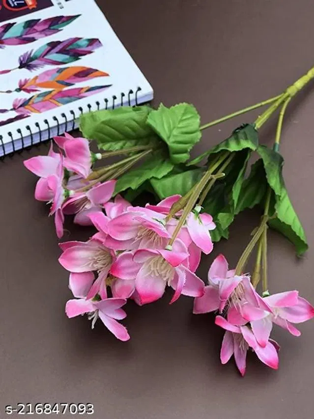 Plastic Artificial Flower (Multicolor)