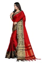Cotton Embellished Saree for Women 
