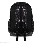 Canvas Backpack Bag, Black
