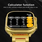 Tecsox S9 Ultra Gold Edition With Sports Mode Golden SmartWatch Smartwatch  