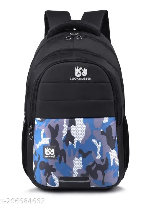 Rubber Backpack for Men & Women, Black