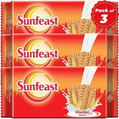 सनफीस्ट ग्लूकोज बिस्किट 3X100 g (पैक ऑफ़ 3)