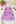 Embroidered Cotton Frock for Girls (Lavender, 4-5 Years)