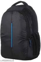 Polyester Backpack for Men & Women, Black