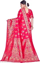 Banarasi Silk Zari Woven Saree for Women 