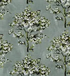 Tree Abstract Door Room Darkening Curtain Green 7ft Combo 