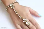 Alloy Bracelets for Women & Girls, White