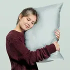 Grover Silk Pillow Cover Green 17x27inch Pack of 2