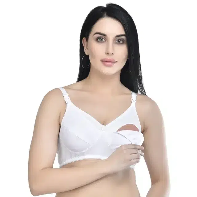 Feeding Bra for Women (White, 42 B)