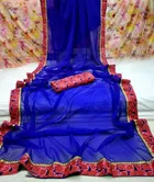 Georgette Self Design Saree for Women 