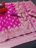 Banarasi Silk Zari Woven Saree for Women 