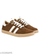 Striped Synthetic Ballerinas for Girls 