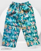 Rayon Slub Printed Clothing Set for Girls, Green, Pack of 1 