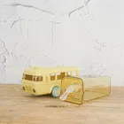 Plastic Bus Shape Sipper Bottle for Kids, Multicolor 