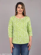 Rayon Printed Kurti for Women 