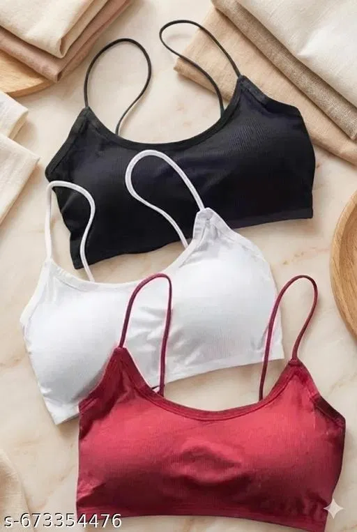 Everyday Bandeau Bra for Women, Pack of 2 (Multicolor, M)