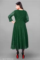 Net Kurti for Women,  Green  