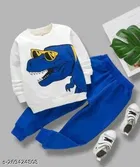 Cotton Full Sleeves T-Shirt with Pant Clothing Set for Kids 