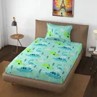Microfiber Single Bedsheet with Single Pillow Cover 