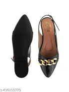 Solid Patent Leather Ballerinas for Women 