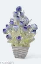 Plastic Artificial Flower With Pot,Multicolour