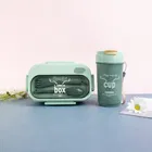Delicious Lunch Box with Sipper Sea Green