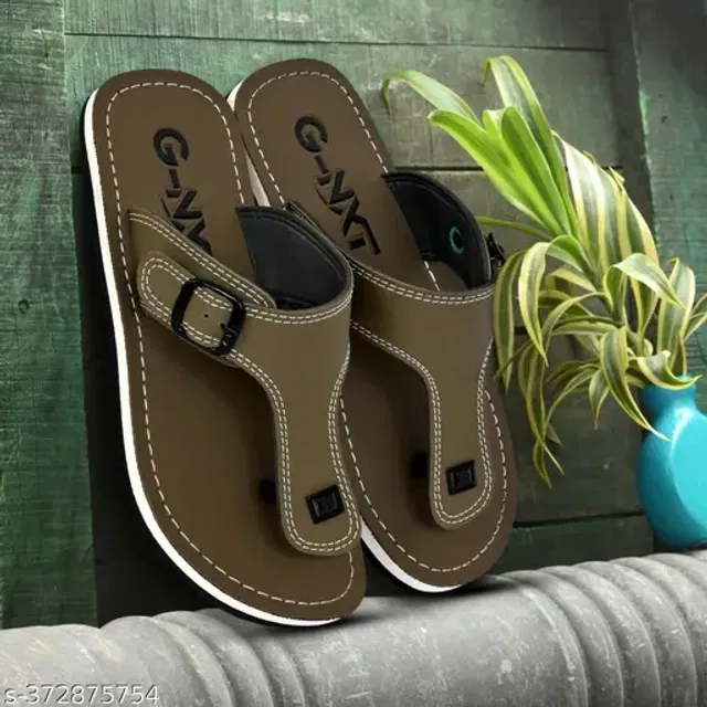 Flipflops for Men (Olive, 6)