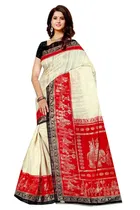Khadi Silk Self-Design Saree for Women 