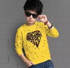 Cotton Blend Round Neck T-Shirts for Boys 