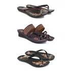 Heels with 2 Pairs Flats for Women 