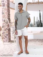 Cotton Blend T-shirt for Men, Grey 