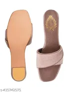 Solid Suede Open Toe Block Heels for Kids 