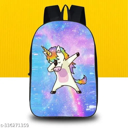 Canvas Backpack Bag, Multicolor