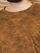Printed Round Neck Polyester T-Shirts 