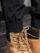 Cotton Blend Solid Trackpant for Men, Black 