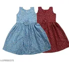 Pack Of 2 Frocks & Dresses for Girls 