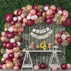 49 Pcs 4th Birthday Decoration kit, Multicolour, Set of 1