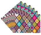 Grover Table Placemats for Kitchen/Dining Table Pack of 6 Abstract Multicolor