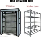 Metal 4 Layer Collapsible Multipurpose Rack (Grey)