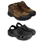 Combo of Casual Shoes with Clogs for Men 