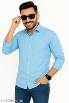 Polycotton Solid Shirts for Men, Multicolor 