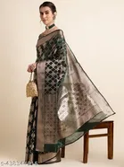 Organza Zari Woven Saree for Women 