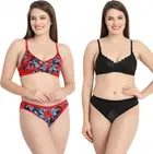 Cotton Blend Lingerie Set for Women 